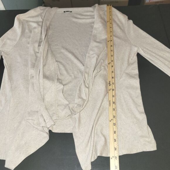Talbots Modal Asymmetrical Open Cardigan Sweater XL - Picture 7 of 10